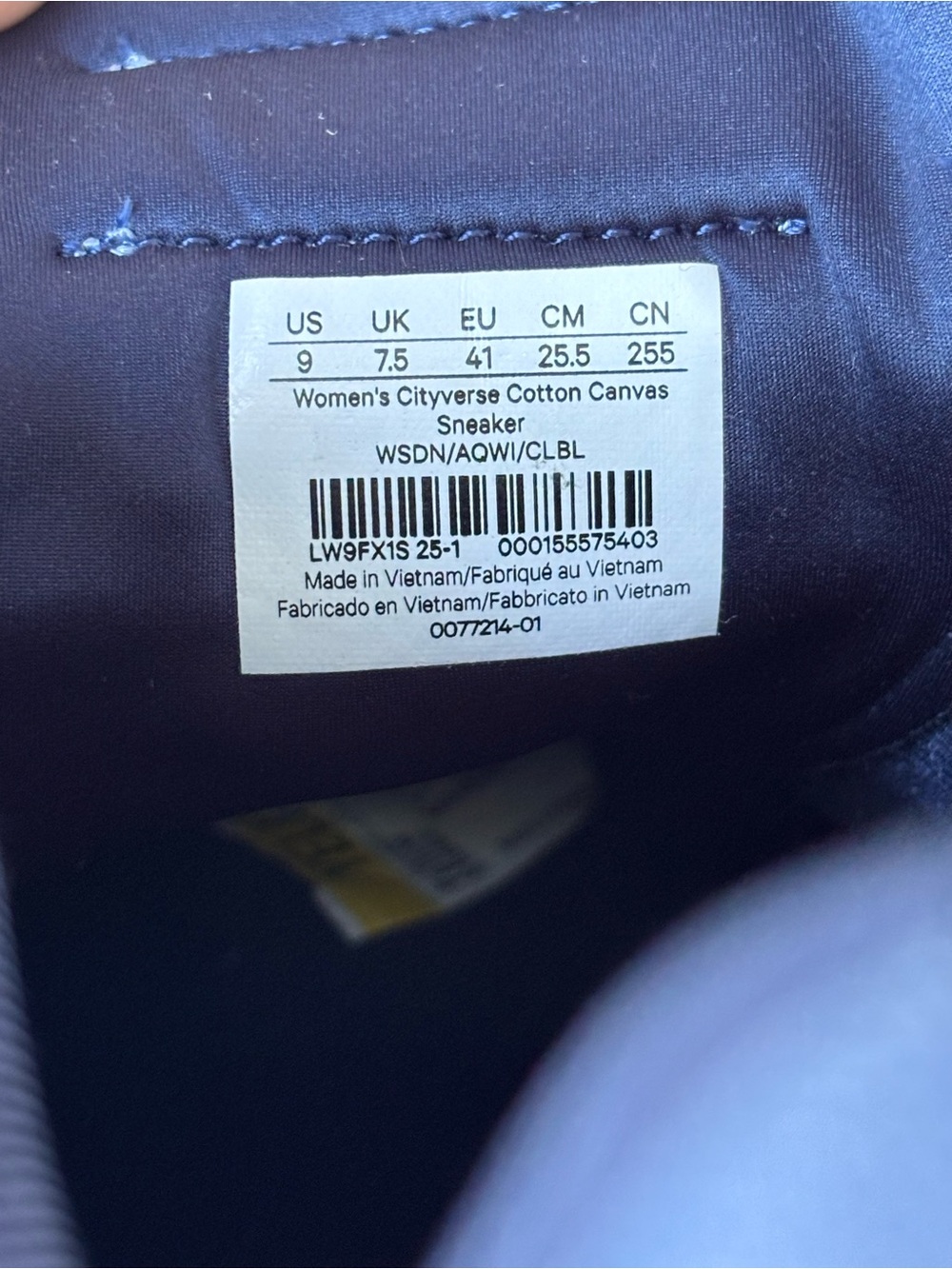 lululemon athletica Blue and White Women's Athletic Sneakers Size 9 - Picture 7 of 7